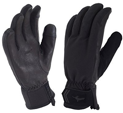 SealSkinz Women's All Season Glove Outdoor Handschuhe - Black/Charcoal, Größe #:XL