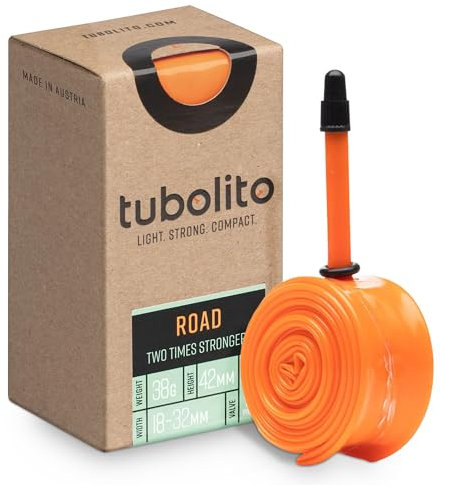 Tubo-Schlauch – Straße – 700c – 42-mm-Ventil – Orange