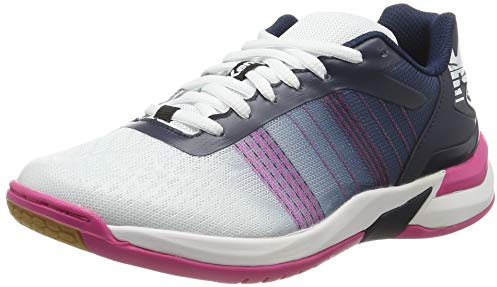 Kempa Damen Attack Contender Women Handballschuhe, Mehrfarbig (Marine/Weiß 02), 42 EU (8 UK)