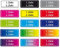 foliado® Namensaufkleber 2-zeilig Etikett 40x16mm Sticker Namensetikett Kinder Büro Schule Kleidung Eigentumsetiketten personalisierte Klebeetiketten wasserfest (60 Stück) APD-002