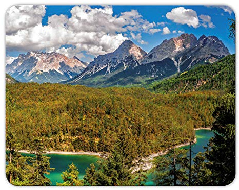 Addies Mousepad 'Alpen' schönes Mauspad Motiv mit Kautschuk Untermaterial, 24x19cm - MP02