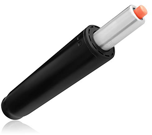 TIANSHU Stuhlzylinder Ersatz, Heavy Duty (450 lbs) Gasflasche für Bürostühle, Pneumatischer Kolben Gaslift Universalgröße (Klein, Schwarz)