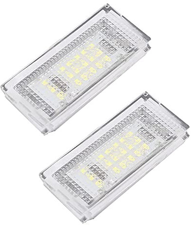 panthem Pack of 2 LED License Plate Light Rear Number Plate Light Compatible with BM-W 3 Series E46 4D