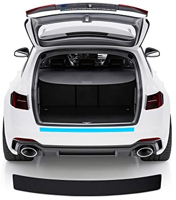 Blackshell® Basic Ladekantenschutz Folie kompatibel mit BMW X3 | Typ F25 | ab 2014-2017 (Facelift) Matt Schwarz - passgenauer Stoßstangenschutz inkl. Profi Rakel für Folie