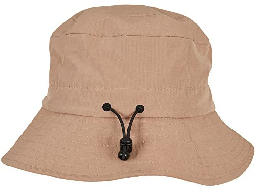 Flexfit Unisex Elastic Adjuster Bucket Hat Hut, beige, Einheitsgröße