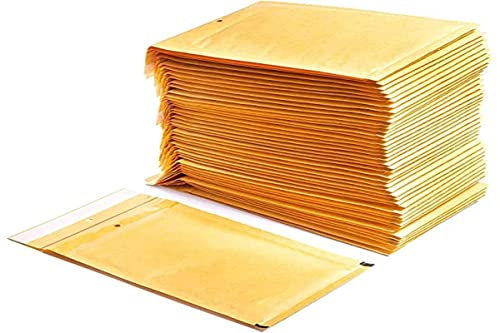Gepolsterte Umschläge aus Polyethylen-Innenpolster, Farbe Braun, Versandtaschen mit Kapazität für Dokumente mit einer maximalen Fläche (5 Umschläge, 200 x 270 mm)