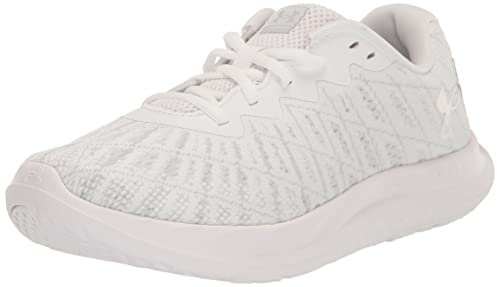 Under Armour UA W Charged Breeze 2, Visual Cushioning Mujer, 100 White Halo Gray White, 38 EU