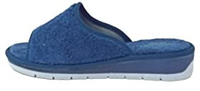 Grunland Pantoufle éponge à Bout Ouvert | DOLA CI1317 BLU 36