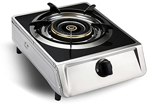 IBOWZ Plaque de Cuisson Gaz Table de Cuisson à gaz Table de Cuisson à gaz Portable | pour la Cuisson sur Table |4200W | Gaz Naturel/Gaz Propane | pour la Vie compacte,la Cuisine,Le Camping ou Les