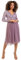 Maya Deluxe Women's Ladies Wedding Guest Midi Dress Long Sleeve Plunging Neckline V Neck Sequin Embellished Graduation Bridesmaid, Moody Lilac, 8