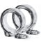 EVIL ENERGY 2.0 Inch V Band Clamp with Flange Male Female Stainless Steel 2PCS