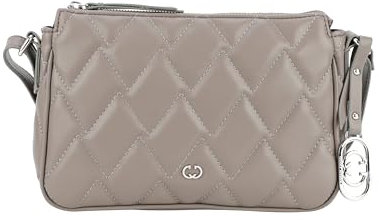 Gerry Weber - Schultertasche Damen, Umhängetasche in Grau, Handtasche mit Reißverschluss