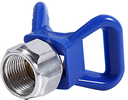 Tbest Airless Farbe Sprüh Pistole Spitze Schutz Düse Sitz Ersatz Universal Werkzeug Blau Neu Airless,Grayco Airless Sprayer Pistole, Tip Gehäuse, Rac X,Buddha