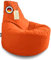 PATCH HOME Gamer Kissen & Lounge Sitzsack – befüllbar mit Reißverschluss, gefüllt mit Styropor, geeignet für In- & Outdoor. Perfekt als Gaming Sessel Sitzkissen (Orange, Ø 65cm x Höhe 70cm Junior)