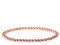YAZILIND Elastic Rope Beaded Bracelet Women Girls Simple Hand Jewelry(Rose Gold)