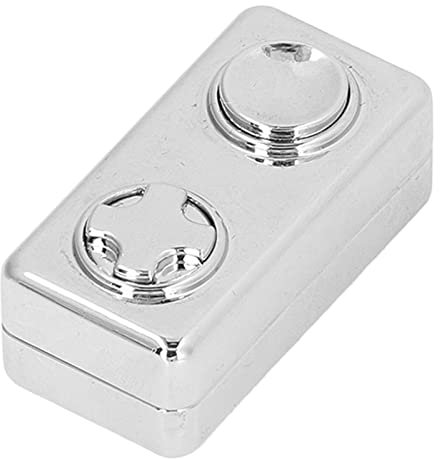 LJCM Magnetisches Schiebe-Spielzeug, Reduziert Druck, Lindert Emotionen, Magnetisches Schiebe-Schiebespielzeug für Erwachsene Zum Täglichen Spielen (Silver)