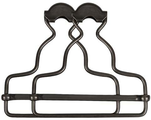 Trimming Shop 45mm Dungaree Buckles – Heavy-Duty Metal Clip Fasteners for Braces, Overalls, Jumpsuits, Kids' Clothing, Handbags & DIY Workwear Projects, Gunmetal, 1pc