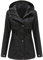 Langer Hoodie Damen Damen Mantel Fleece Windbreaker Regenjacke Damen Damen Flauschigem Hundejacke Langarm Daunenmantel wasserabweisend Wintercoat Puffer Winterjacken Winte