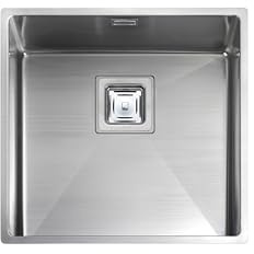 Rangemaster KUBE40/ Kube 440440 1.0B S/S Spüle, Edelstahl