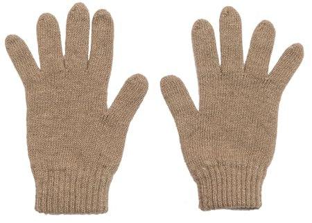 Dalle Piane Cashmere - Handschuhe aus Cashmere-Mischgewebe, Made in Italy, Farbe: Nerz, Einheitsgröße