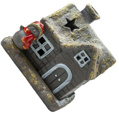 Cabilock Weihrauch Brenner Keramik Räuchergefäß Ornament Für Zuhause Büro Weihnachten Themed Räucherstäbchenhalter Aromatherapie-Ornament