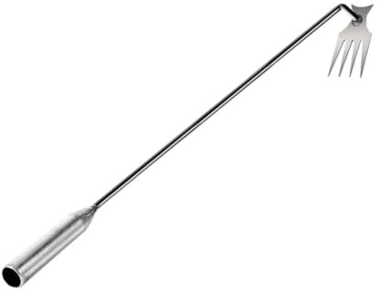 LOVIVER Outil d’Élimination de Végétation Indésirable, 1 Pièce, Acier au Manganèse avec Poignée Ergonomique, Outil de Désherbage Polyvalent pour Pelouses et, 70 cm