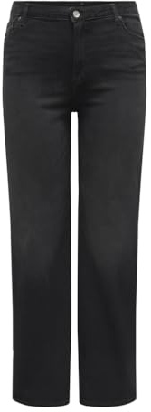ONLY Carmakoma Damen Jeanshose Carwilly Hw Wide Jeans Cro1099 Noos