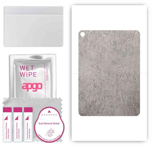 apgo Skin Sticker Film Foil Vinilo lámina para la Parte Posterior del teléfono Inteligente para Apple iPad Air 2 Hormigón