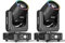 Mini 230W 7R Cabeza movil Beam - Luz de escenario con anillo luminoso RGB 13 Colores14 Gobos Luces de fiesta Moving Head para Discoteca,Club,Espectáculo en vivo,Bar, Boda (2PCS)