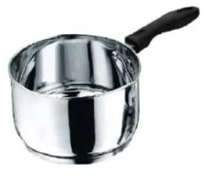Stainless Steel Saucepan with Bakelite Handle, (20 cm Diameter - 3.1 Litre)