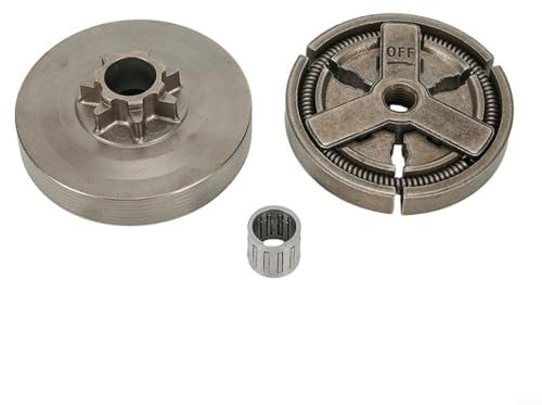 Besttoolifes Kit tamburo frizione per motosega compatibile con modelli cinesi 4500 5200 5800 45CC 52CC 58CC parti di ricambio per manutenzione e riparazione motosega