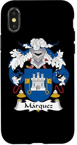 Hülle für iPhone X/XS Marquez Wappen - Familienwappen