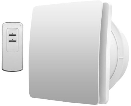 Ventilador Pared 100 Mm Alto Rendimiento con Temporizador Solución Ventilación para Hogar Ventilador Potente para Cocinas Y Baños