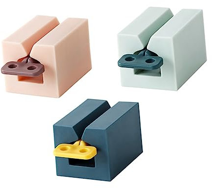 SHOWERORO 3pcs Toothpaste Squeezer Manual Tool Toothpaste Extruder Squeezer for Bathroom Kitchen Squeezing Gadget Random Color
