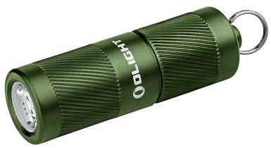 OLIGHT I1R II Pro EOS Mini LED Taschenlampe 180 Lumen Superhelle USB-Aufladbare Handlampe Schlüsselbund, IPX8 und 1,5m Fallschutz kleine Lampen für Outdoor Camping und Repaturen OD Grün