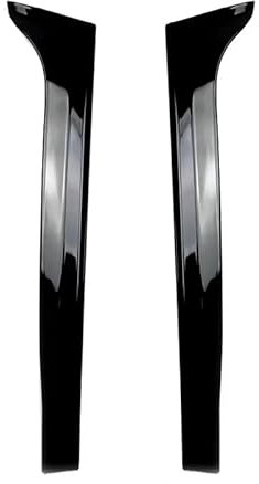 Auto Heckspoiler Für Touran 2016+ Schwarz glänzend Auto Heckscheibe Seitenspoiler Flügel Spoiler Canards Hecksplitter Verkleidung Zubehör