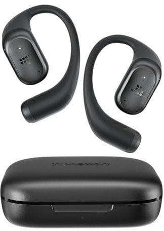 Tronsmart OpenFly 2 Pro Auriculares Open-Ear, Auriculares Deportivos Wireless 5.3, 40H Autonomía, Llamadas Nítidas, IPX5, Carga Rápida, Diseño ergonómico, Adecuado para Deportes y Oficina