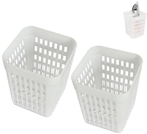 2 pezzi cestino in plastica per lavastoviglie cestino portaoggetti forchetta cucchiaio ausili da cucina cestino lavastoviglie per posate piccoli oggetti piccoli cestello superiore per lavandini