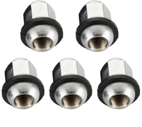 Bebykilemi Radmuttern für Acura und für Honda-Modelle – Stahlkonstruktion, silberfarbenes Finish – direktes Ersatzteil kompatibel mit CR-V 2007–2014, für Accord, für Civic, für TL, für TSX –