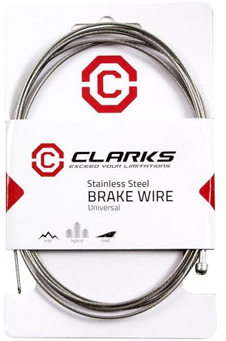 Clarks Cycle Systems Stainless Steel Road Brake Inner Cable, Silver, 2000mm