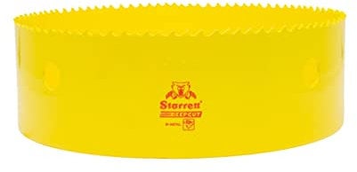 Starrett Deep Cut Hole Saw - DCH168M Heavy Duty Bi-Metal with Extra Cobalt HSS Teeth - For Metals Wood Cast Iron Fibreglass Plastic Materials - 168mm