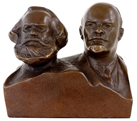 Kunst & Ambiente - Bronzebüste - Marx und Lenin - Bronzefiguren kaufen - Militaria - Karl Marx Büste - Lenin Büste - Büste kaufen