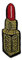 Lipstick - Iron on Patches Adhesive Emblem Stickers Appliques, Size: 3.07 x 0.87 inches
