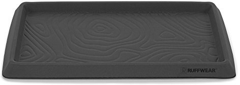 RUFFWEAR Basecamp Mat, Dog Food and water bowl mat, easy-to-clean, waterproof, recycled grip base and sturdy walls to contain spills.