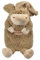 Wärmflasche Schaf Wollschäfchen mit Einstickung Kuschelwärmer 39310 braun