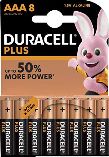 Duracell - Batterie Plus Power AAA, 8 pezzi, Duralock di Game Points Direct