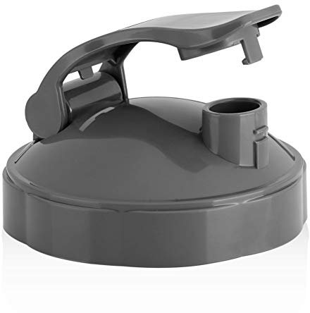 Seal Flip Top To-Go Seal Lid Juicer Replacement Parts for 600W 900W Blender Juicer Bottle Cups and Accessories(Gray)