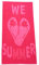 Dreams Strandlaken Flip Flop pink, 90x180 cm