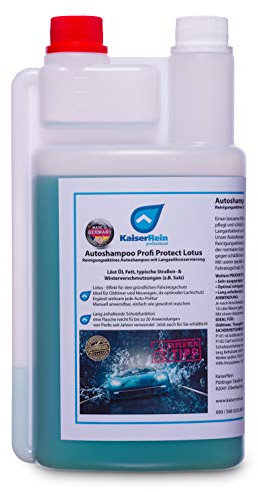 KaiserRein Autoshampoo Profi 1 L Autowaschmittel mit Wax und Trocknungshilfe Auto KFZ