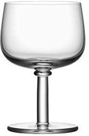 Kosta Boda Viva Allzweckglas, 340 ml, Weiß, 2 Stück